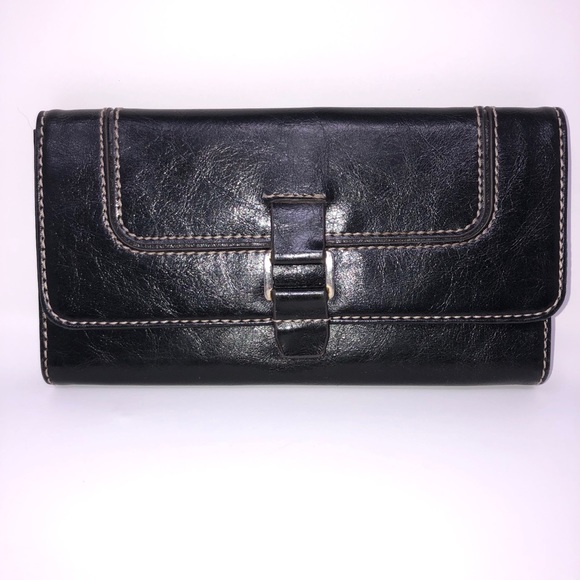 Nine West bifold wallet Color Black - Picture 1 of 9